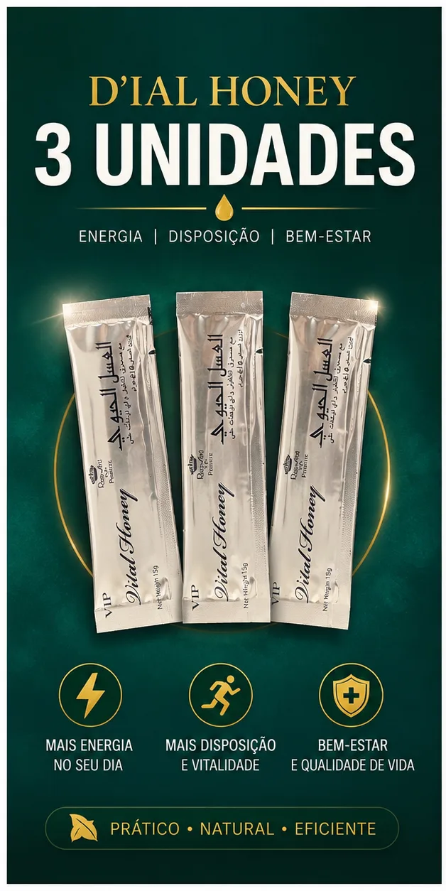 Kit 3 Sachês Vital Honey